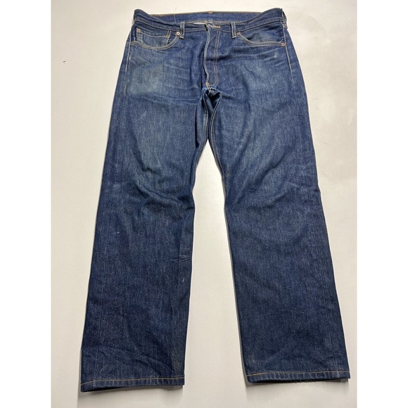 Levi's Other - Vtg Levis 501 XX‎ Raw Denim Jeans 34x30 Straight Y2K Distressed Made in Mexico